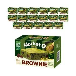 오리온 마켓오 브라우니 제주말차 12입, 16개
