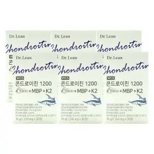 닥터린 콘드로이친 1200 콘레이티 + MBP + K2 1200mg x 30정 x 6박스 /Hb