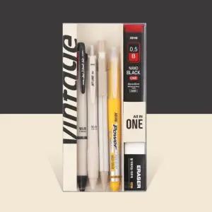 [자바펜] 자바 올인원 문구세트 선물세트 7000 빈티지