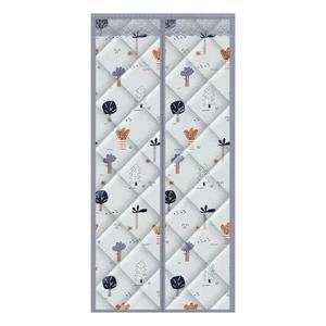 붙이는 방한커튼 패딩 방풍커튼 정의가 레이디 다용도 수평절 폭 블랙 패딩커텐 200