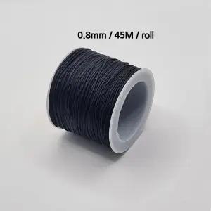 [비즈팩토리] 0.8mm 나일론 매듭실 45M (롤) 판매단위 팔찌 만들기 재료