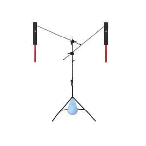 배드민턴 스윙 연습기 서브 스매싱 훈련 셀프 더블형 스탠드