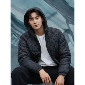 [하프클럽/]UNI 뉴보이 N퀼팅 경량다운 자켓 그레이 NBNPD41913-15