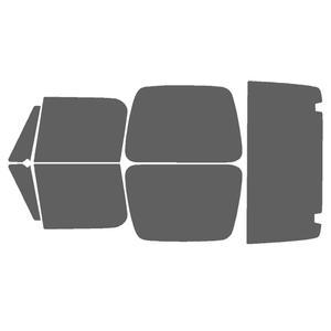 오토텍 프리컷 올사이드 윈도우 틴트 필름 자동차 태양 차단 보호 프라이버시 깨짐 방지 유리 지프 랭글러 YJ 1987-1995용 쉐이드 키트