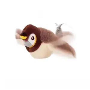 고양이 날아다니는새장난감 장난감 펄럭이는 고양이새장난감 새 움직이는 터치 자동 리필 참새