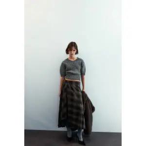 (MD PICK) ZARA 체크 미디 스커트 - 블랙 브라운 3067522099 97537