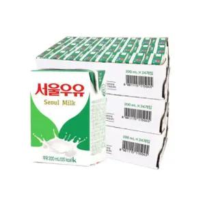 서울우유 멸균우유 200ml x 72입 (3박스)