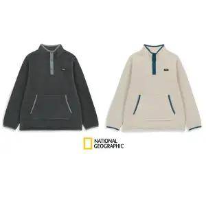 [내셔널지오그래픽키즈]K254USW070 마이크로플리스 반집업 (기모) 키즈플리스티_s