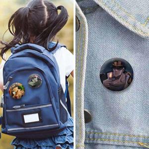 조조의 기묘한 모험 옷깃 핀 애니메이션 아이콘 브로치 Dio Brando Jotaro Kujo 코스프레 에나멜 배지 친구