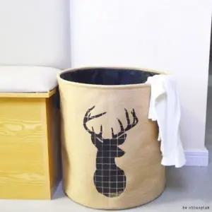 고품질 라운딩 사슴 빨래바구니 (WD952E7)