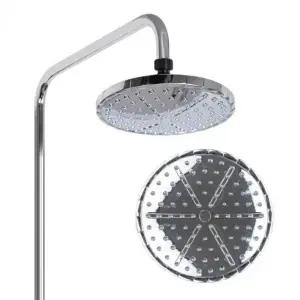 고품질 욕실 실버 샤워기 해바라기 수전 대헤드 부속 원형 (WD94E01)