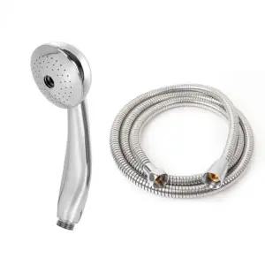 고품질 중 절수 고압 고급메탈호스세트 욕실 올크롬 부속 샤 (WD9507A)