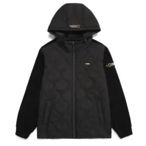 [롯데백화점]내셔널지오그래픽 소재 MIX 하이브리드 퀼팅 변형 패딩 자켓 N224MFT030