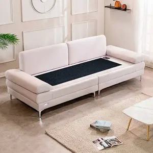 [명품의료기][협탁+전용패드 증정] 온열소파 빅토리아SF 패브릭 게르마늄 돌소파