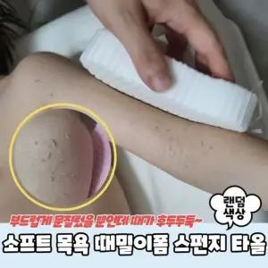 고품질 목욕 때밀이폼 타올 소프트 스펀지 (WD957D7)