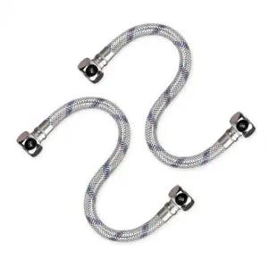 고품질 2개 욕실 세면기고압호스 60cm 세면대호스 수도연결관 (WD957FC)