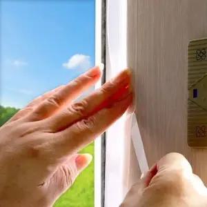 고품질 x 넓은 문풍지 42mm 우풍 차단 현관문 외풍 투명 10m (WD9582B)