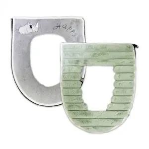 고품질 O형 태극 극세사변기시트 T 욕실용품 변기시트 극세사 (WD95885)