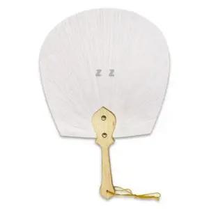 고품질 한지부채 종이부채 공방 공예 J 부채꾸미기 전통 무지 (WD958D1)