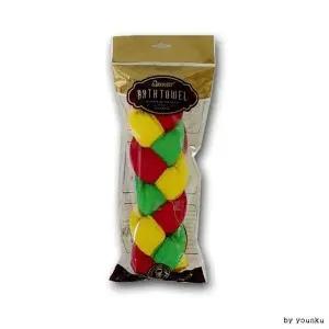 고품질 등밀이타올 때타올 꽈배기 샤워타올 손잡이 (WD958FF)