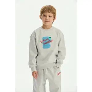 갤러리아 25FW 베네통키즈 부클 기모 맨투맨 (QAMT12561_MG)