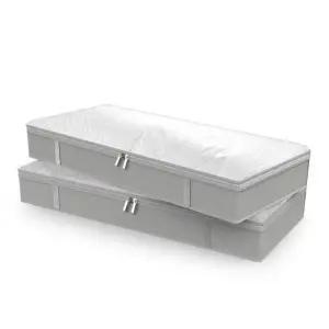 고품질 실버미어 밑 침대 지퍼형 부직포정리함 옷정리 덮개투 (WD987ED)