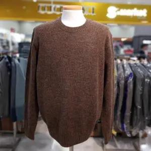 트레몰로 HC10 2025 겨울 라운드니트 세정 트레몰로 울100% 라운드 니트 티셔츠 TRHBR