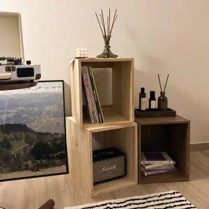 아트박스/갤러리데코 속깊은 LP수납장 우드 공간박스 삼나무 재질