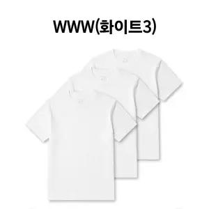 [프로젝트엠](광주신세계) 유니 코튼 티셔츠 EPG5TR3477 3팩