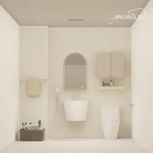 대림바스 오트뮬리 디자인장 소형욕실 리모델링