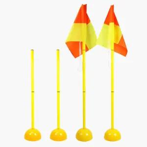 축구 코너 킥 4P 드리블 연습 깃발 세트 급정거 지그재그 합숙훈련 링 운동장 운전
