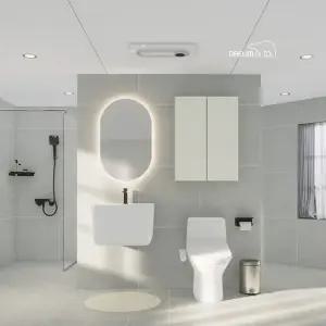 [25년형] 스마트클린바스 블랙 포세린 토프 거실욕실 리모델링 휴젠뜨+살균비데)