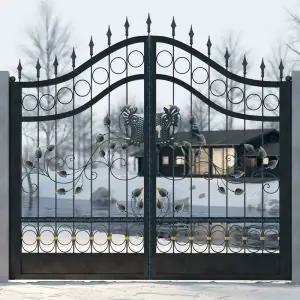 전원 주택 현관문 주물 철대문 메쉬 대문 시골집 출입문