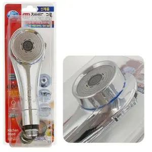 물아낌 절수형 주방헤드(크롬2602) 버튼형 포말 씽크 (WD84853)