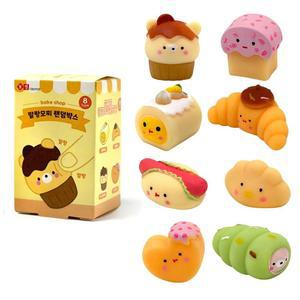 베이크샵 말랑모찌 랜덤박스(30개) 말랑이 모찌 스퀴시 랜덤뽑기 미니어쳐 음식모형 단체선물 판촉물
