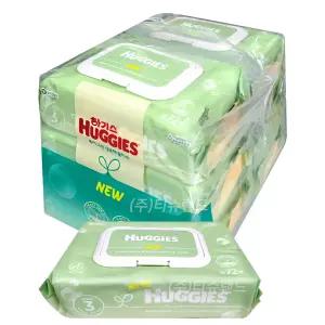 하기스 퓨어그린 생분해 물티슈 캡형 72매 6개