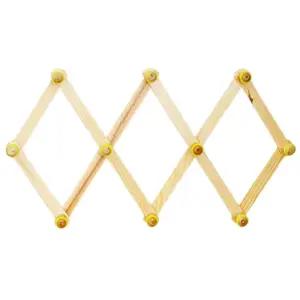 원목 벽걸이행거 옷걸이 1P 모자걸이 벽행거 다용도 거치대