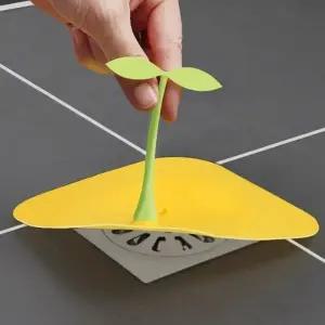 싸더라 실리콘 배수구 덮개 싱크대 욕실 머리카락 음식물 막힘 방지 커버