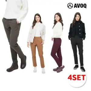 [무려 4종 !]아보크 25FW 최신상! 기능성 기모본딩 팬츠 4종, 여성