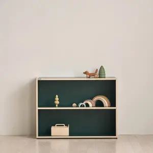 리트리 2단 교구장 914 낮은 책장 아기 유아 어린이