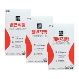 두드림 슬림웨이 쾌변직빵 50g x 14포 3개 (총42포/6주분) 난소화성말토덱스트린 식이섬유_