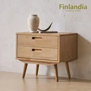 핀란디아 에스딴데 원목 침대 협탁
