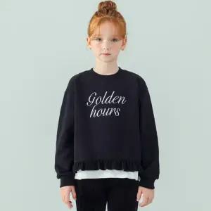 [아이러브제이] 골든 프릴기모 레이어드 맨투맨 티 JXWTO32