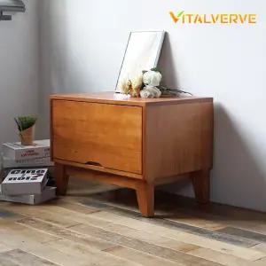 착불 로이 소나무원목 협탁 1단서랍장600