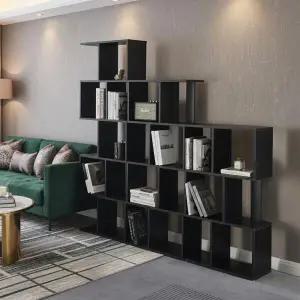 아트박스/와이디몰 퍼즐 책장 4단 선반 수납 거실 서재 인테리어