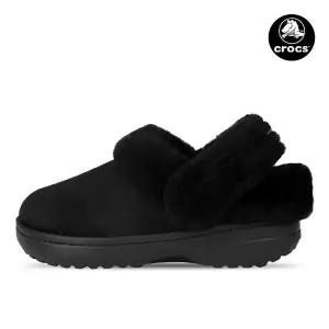 크록스 클래식 언퍼게터블 스웨이드 클로그 어그 겨울 방한 털슬리퍼 212106-001