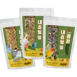 앵무새 먹이 코뉴어 사료 새 퀘이커 청결한 모이 모란 왕관 물세척