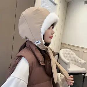 패딩바라클라바 겨울 방한바라클라바 후드 여성 털 퍼 모자 넥워머