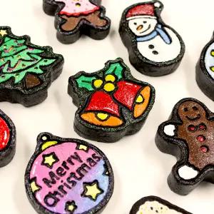 아트앤허그 크리스마스 눈사람 커피박 마그넷 8개 만들기 오너먼트 냉장고 자석 업사이클링