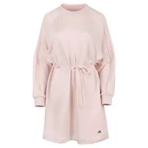 여성 롱 맨투맨 드레스 기모 긴팔 원피스 IS7484